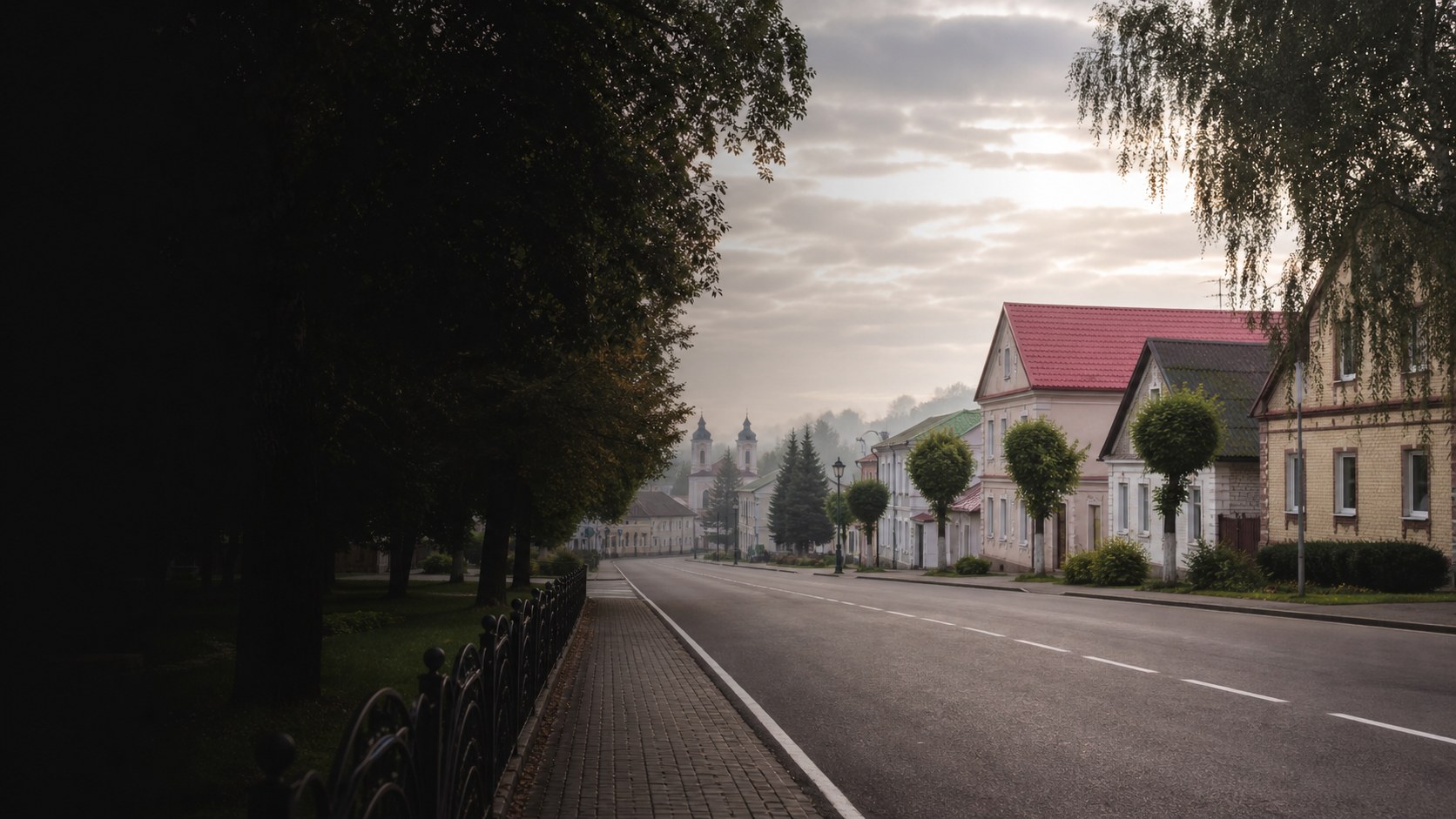 Плещеницы — спокойная городская улица